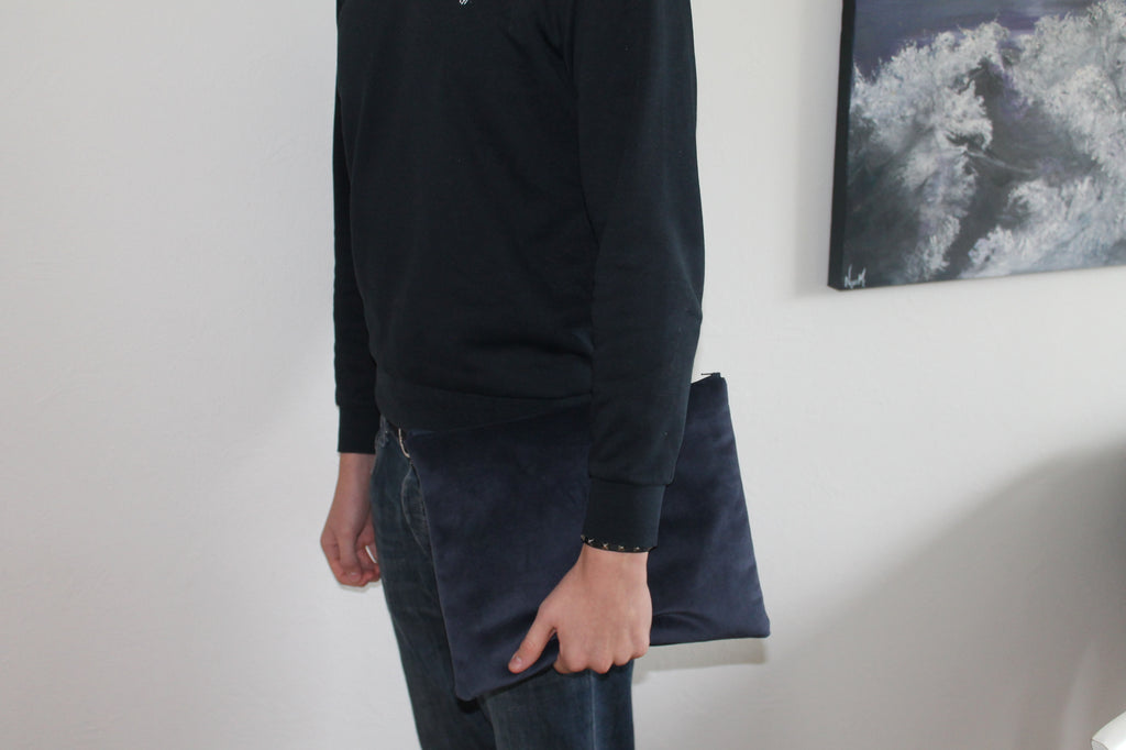 Blått case